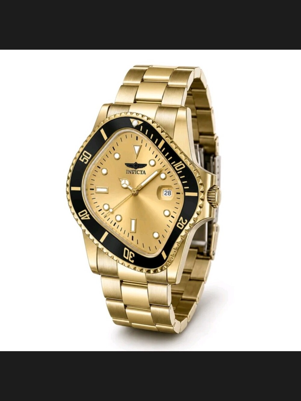 Invicta Artist Men's Gold-Tone Stainless Steel Dive Watch 40mm